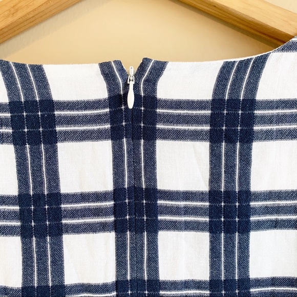 Madewell plaid dress bell sleeve tunic RELISTED - Picture 10 of 13